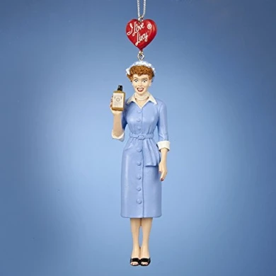 Kurt Adler I LOVE LUCY VITAMEATAVEGAMIN Lucille Ball Resin Christmas Ornament 1 Kurt Adler I LOVE LUCY VITAMEATAVEGAMIN Lucille Ball Resin Christmas Ornament