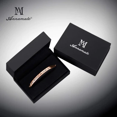Annamate Engraved Message "She Believed She Could So She Did" Inspirational Link Bar Bangle Bracelet, Perfect Gift For Christmas Day, Thanksgiving Day And Birthday 2 Annamate Engraved Message "She Believed She Could So She Did" Inspirational Link Bar Bangle Bracelet, Perfect Gift For Christmas Day, Thanksgiving Day And Birthday - Image 2