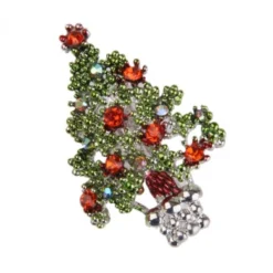 GENERIC 1pc Christmas Tree Shape Brooch Pin Xmas Party Gift Decoration -J Crew Favour 6 154