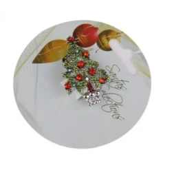 GENERIC 1pc Christmas Tree Shape Brooch Pin Xmas Party Gift Decoration -J Crew Favour 6 157