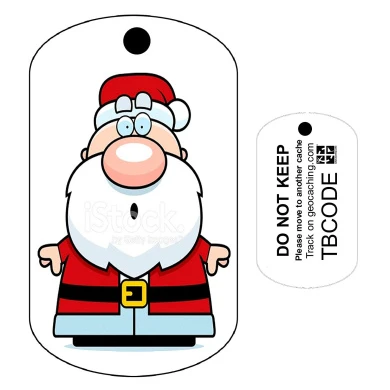 Santa The Father Christmas (Travel Bug) For Geocaching - Trackable Tag - Unactivated 1 Santa The Father Christmas (Travel Bug) For Geocaching - Trackable Tag - Unactivated