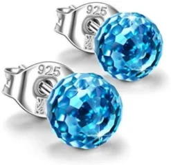 J Crew Favour 21 Alex Perry Fantastic World Women Pierced Stud Earrings 925 Sterling Silver With Round Crystals From , Christmas Gifts, Multi Colour Choice, Allergy-Free Passed SGS Inspection