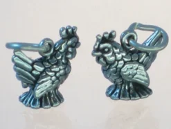 French Hen Sterling Silver Charm .925 X 1 Hens Bird Christmas Charms SSLP2213 -J Crew Favour 6 173