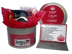 Keep Calm & Carry On Survival Kit In A Can. Humorous Novelty Fun Gift - Present & Card All In One. Birthday/Christmas/Retirement/Boss/Work Colleague/Good Luck/Leaving/Mum To Be/Dad To Be/New Baby/New Parents/Father's Day/Mother's Day/Valentine's Day/Gr ..