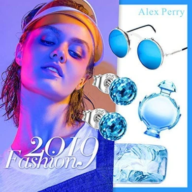 Alex Perry Fantastic World Women Pierced Stud Earrings 925 Sterling Silver With Round Crystals From , Christmas Gifts, Multi Colour Choice, Allergy-Free Passed SGS Inspection 6 Alex Perry Fantastic World Women Pierced Stud Earrings 925 Sterling Silver With Round Crystals From , Christmas Gifts, Multi Colour Choice, Allergy-Free Passed SGS Inspection - Image 6