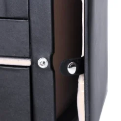 Songmics Christmas Gift Elegant Leather Jewellery Box Jewelery Earrings Trinket Box Travel Case Gift Box JBC121W -J Crew Favour 6 229