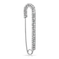 Bling Jewellery Clear Crystal Candy Cane Safety Pin Christmas Brooch Silver Tone 6 Bling Jewellery Clear Crystal Candy Cane Safety Pin Christmas Brooch Silver Tone -J Crew Favour 6 325