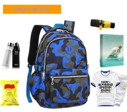 Yvechus School Backpack Casual Daypack Travel Outdoor Camouflage Backpack Christmas Presents For Boys And Girls -J Crew Favour 6 343