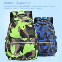 Yvechus School Backpack Casual Daypack Travel Outdoor Camouflage Backpack Christmas Presents For Boys And Girls -J Crew Favour 6 344