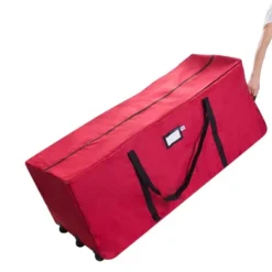 Elf Stor Premium Red Rolling Duffle Bag Style Christmas Tree Storage Bag -J Crew Favour 6 353