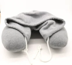 Christmas Gift Ideas Perfect Xmas Presents For Teenagers Hoodie Travel Neck Pillow, Hooded Travel Pillow U Shaped Memory Foam For Travelling Sleeping With Drawstring Detachable Hat And Carrying Storage