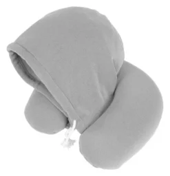Christmas Gift Ideas Perfect Xmas Presents For Teenagers Hoodie Travel Neck Pillow, Hooded Travel Pillow U Shaped Memory Foam For Travelling Sleeping With Drawstring Detachable Hat And Carrying Storage -J Crew Favour 6 366