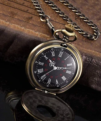 LYMFHCH Vintage Pocket Watch Roman Numerals Scale Quartz Mens Womens Watch With Chain Christmas Graduation Birthday Gifts Fathers Day 2 LYMFHCH Vintage Pocket Watch Roman Numerals Scale Quartz Mens Womens Watch With Chain Christmas Graduation Birthday Gifts Fathers Day - Image 2