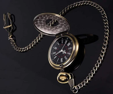 LYMFHCH Vintage Pocket Watch Roman Numerals Scale Quartz Mens Womens Watch With Chain Christmas Graduation Birthday Gifts Fathers Day 5 LYMFHCH Vintage Pocket Watch Roman Numerals Scale Quartz Mens Womens Watch With Chain Christmas Graduation Birthday Gifts Fathers Day - Image 5