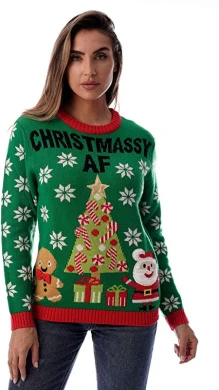 J Crew Favour 25 #followme Womens Ugly Christmas Sweater - Sweaters For Women