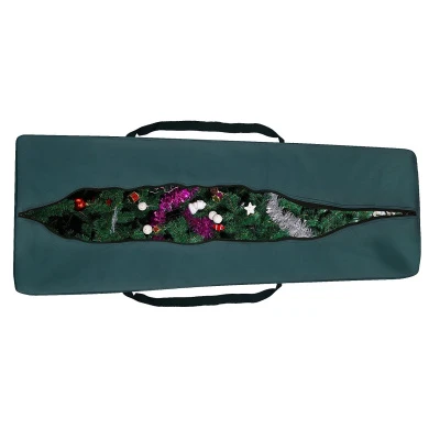 Elf Stor Green Canvas Rolling Christmas Tree Storage Duffel Bag 4 Elf Stor Green Canvas Rolling Christmas Tree Storage Duffel Bag - Image 4