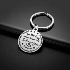 Dad Gifts From Daughter - To My Dad Keychain Christmas Gifts Birthday Valentine's Day Gifts Father's Day Gifts For Dad From Daughter -J Crew Favour 6 401