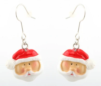 Zest Traditional Santa Claus Father Christmas Drop Earrings For Pierced Ears 1 Zest Traditional Santa Claus Father Christmas Drop Earrings For Pierced Ears