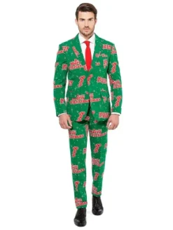 Opposuits Fun Christmas Suits - Full Set: Jacket, Pants And Tie -J Crew Favour 6 413