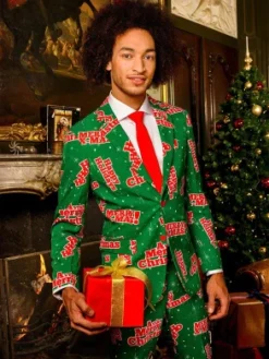 Opposuits Fun Christmas Suits - Full Set: Jacket, Pants And Tie -J Crew Favour 6 414