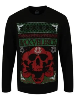 Adults Official Black Veil Brides Christmas Jumper Festive Top