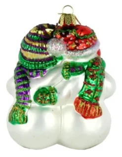 Old World Christmas Best Friends Glass Blown Ornament New -J Crew Favour 6 439