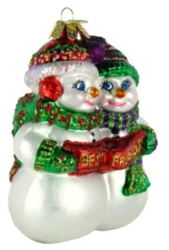 Old World Christmas Best Friends Glass Blown Ornament New -J Crew Favour 6 442