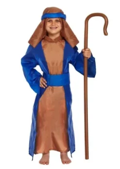Henbrandt Childrens Shepherd Nativity Christmas Fancy Dress Costume Age 4-6