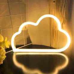 LED Signs Neon Lights For Wall Decor,USB Or Battery Decor LED Light,Neon Signs For Bedroom,Decorative LED Neon Light Sign For Bar,Christmas,Home Party,Kids,Girls Living Room (Cloud-Warm White) 26 LED Signs Neon Lights For Wall Decor,USB Or Battery Decor LED Light,Neon Signs For Bedroom,Decorative LED Neon Light Sign For Bar,Christmas,Home Party,Kids,Girls Living Room (Cloud-Warm White) -J Crew Favour 6 538