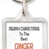 GoPukka - Best Ginger Ever – Christmas Keyring (Standard: 35x24mm)