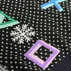 PlayStation Christmas Jumper Ugly Sweater Symbols Black For Men Women Boys And Girls -J Crew Favour 6 870