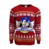 Sega Official Classic Sonic Christmas Jumper/Ugly Sweater Red