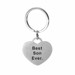 CraDiabh Keychain Gifts For Son Boys Stainless Steel Key Chains Christmas Birthday Fathers School Day Gift For Son