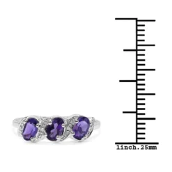 The Diamond Ring Collection: 9ct White Gold Amethyst & Diamond Engagement, Eternity Ring, Christmas Day, Valentine's Day, Mother's Day, Anniversary Gift, Ring Size H,I,J,K,L,M,N,O,P,Q,R,S,T,U,V,W 13 The Diamond Ring Collection: 9ct White Gold Amethyst & Diamond Engagement, Eternity Ring, Christmas Day, Valentine's Day, Mother's Day, Anniversary Gift, Ring Size H,I,J,K,L,M,N,O,P,Q,R,S,T,U,V,W -J Crew Favour 6 124