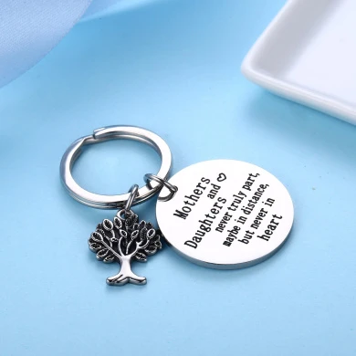 CJ & M Family Tree Keychain Mother Daughter Gift"Mothers And Daughters Never Truly Part, Maybe In Distance.Mother Daughter Keychain,Christmas Gifts,Mother's Day Gifts 3 CJ & M Family Tree Keychain Mother Daughter Gift"Mothers And Daughters Never Truly Part, Maybe In Distance.Mother Daughter Keychain,Christmas Gifts,Mother's Day Gifts - Image 3