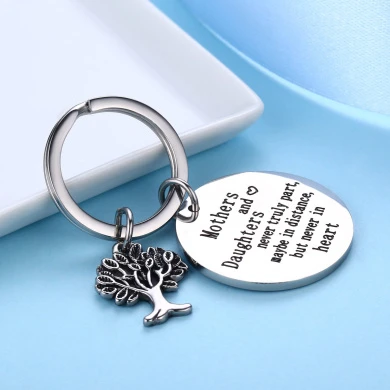 CJ & M Family Tree Keychain Mother Daughter Gift"Mothers And Daughters Never Truly Part, Maybe In Distance.Mother Daughter Keychain,Christmas Gifts,Mother's Day Gifts 4 CJ & M Family Tree Keychain Mother Daughter Gift"Mothers And Daughters Never Truly Part, Maybe In Distance.Mother Daughter Keychain,Christmas Gifts,Mother's Day Gifts - Image 4