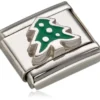 Nomination Composable Women's Charm Stainless Steel Enamel Christmas Tree 330204 / 08