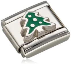 Nomination Composable Women's Charm Stainless Steel Enamel Christmas Tree 330204 / 08