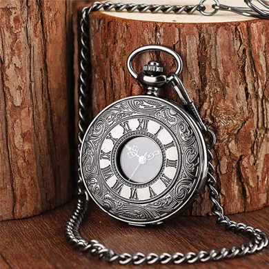 LYMFHCH Vintage Pocket Watch Roman Numerals Scale Quartz Mens Womens Watch With Chain Christmas Graduation Birthday Gifts Fathers Day 7 LYMFHCH Vintage Pocket Watch Roman Numerals Scale Quartz Mens Womens Watch With Chain Christmas Graduation Birthday Gifts Fathers Day - Image 7