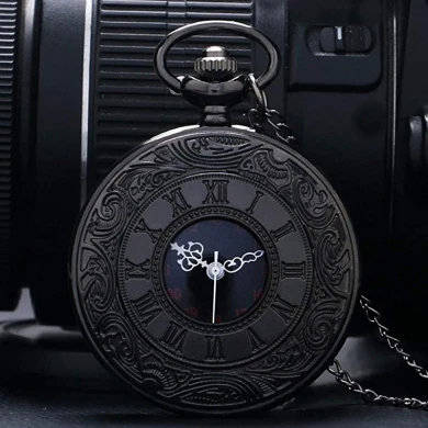 LYMFHCH Vintage Pocket Watch Roman Numerals Scale Quartz Mens Womens Watch With Chain Christmas Graduation Birthday Gifts Fathers Day 8 LYMFHCH Vintage Pocket Watch Roman Numerals Scale Quartz Mens Womens Watch With Chain Christmas Graduation Birthday Gifts Fathers Day - Image 8