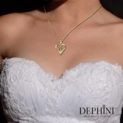 DEPHINI Double Heart Necklace Cubic Zirconia 925 Sterling Silver Love Heart Pendant – OR Select Variation Of 18ct Yellow Gold Necklace | Fine Jewellery Woman Necklace Christmas Gifts 12 DEPHINI Double Heart Necklace Cubic Zirconia 925 Sterling Silver Love Heart Pendant – OR Select Variation Of 18ct Yellow Gold Necklace | Fine Jewellery Woman Necklace Christmas Gifts -J Crew Favour 6 6