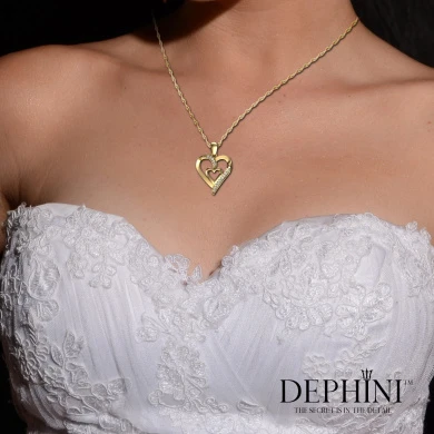 DEPHINI Double Heart Necklace Cubic Zirconia 925 Sterling Silver Love Heart Pendant – OR Select Variation Of 18ct Yellow Gold Necklace | Fine Jewellery Woman Necklace Christmas Gifts 6 DEPHINI Double Heart Necklace Cubic Zirconia 925 Sterling Silver Love Heart Pendant – OR Select Variation Of 18ct Yellow Gold Necklace | Fine Jewellery Woman Necklace Christmas Gifts - Image 6