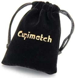 Cupimatch 2-Pieces Men Women Stainless Steel I Love You Heart Rhinestone Puzzle Matching Pendant Couple Necklace Christmas Valentine Gift With 50cm & 55cm Chain -J Crew Favour 6 89